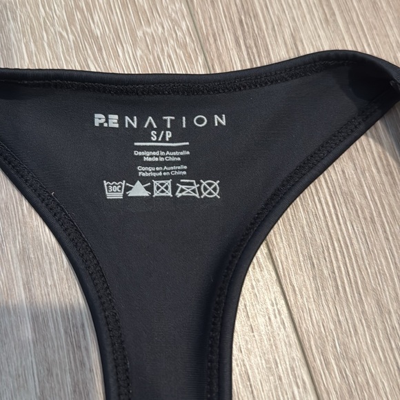 P.E NATION Momentum Sports Bra Pink Ombré Size Small Racer Back Scoop Neck - Picture 7 of 9